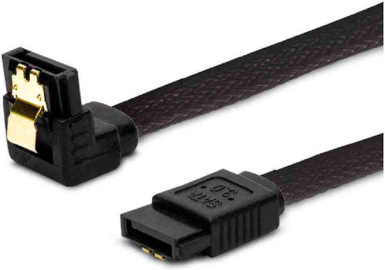 Savio 7-Pin SATA III - 7-Pin SATA III Cable 50cm Μαύρο (GAK-08)