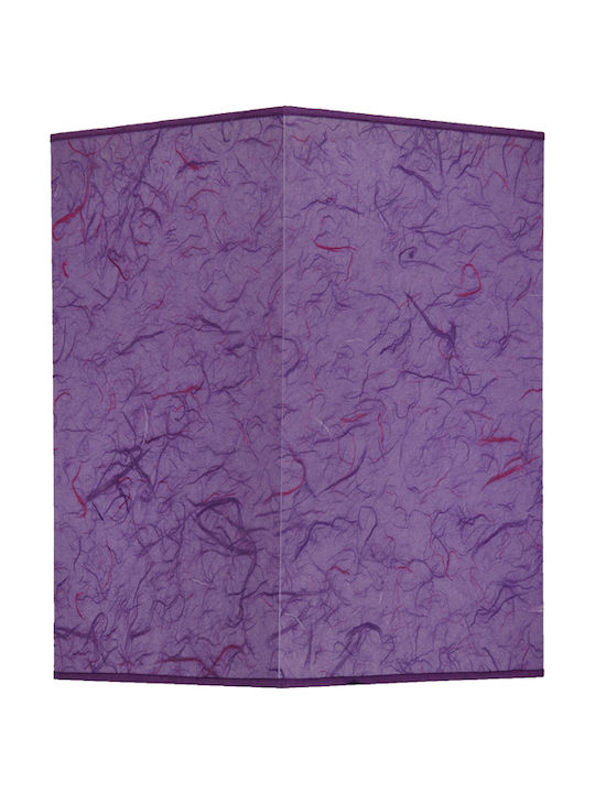 Starlight ΚΑ-ΤΕ-2540-ΚΡ Square Lamp Shade Purple with Width 25cm