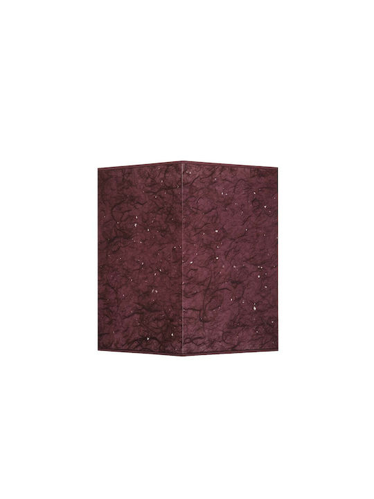 Starlight ΚΑ-ΤΕ-2535-ΚΡ Platz Lampenschirm Lila mit Breite 25cm Aubergine