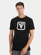 T-shirt Μαύρο