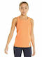 Puma First Mile Women's Athletic Blouse Sleeveless Orange