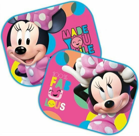 Seven Car Side Sunshades with Suction Cup Minnie 44x35cm 2pcs