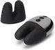 Le Wand Double Vibe Zwilling Motor Mini Klitoris Vibrator Schwarz