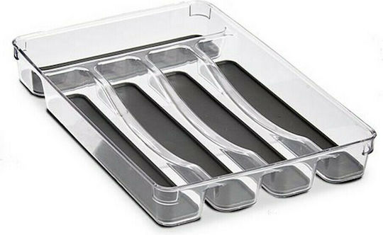BigBuy Tăvi Pentru Tacâmuri De Sertar Din Plastic 23.3x32.7x4.5cm Gri BigBuy Tăvi Pentru Tacâmuri De Sertar Din Plastic 23.3x32.7x4.5cm Gri