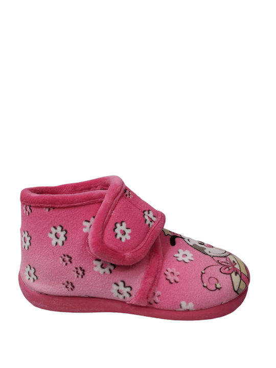 IQ Shoes Kids Slipper Ankle Boot Pink