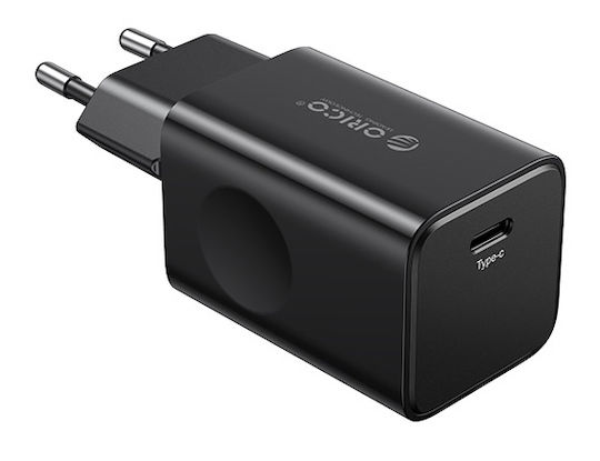Orico Încărcător Fără Cablu cu Port USB-C 65W Livrarea energiei / Quick Charge 2.0 / Quick Charge 3.0 Negruς (PV65-C)