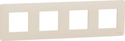 Schneider Electric Unica Switch Frame 4-Slots B...