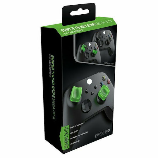 Gioteck Thumb Grips Controller For Xbox Series In Black Colour