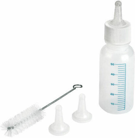 Kerbl Pet Nursing Kit Πλαστικό Μπουκάλι Φαγητού για Σκύλο & Γάτα 50ml σε Λευκό Χρώμα