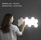 Ideahellas Decorative Lamp Hexagon White 6pcs