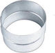 NX364 Conector de conductă Conector de Coș de Fum Metalică 120mm Argintiu