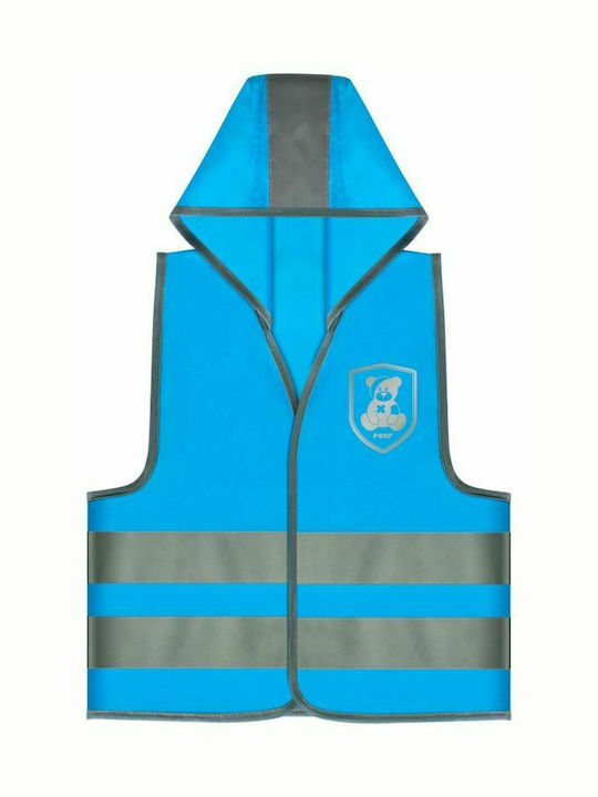 Reer Arbeitsweste mit reflektierenden Bändern mit Kapuze Blau