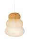 Starlight Lampenschirm in unregelmäßiger Form Beige mit Breite 39cm