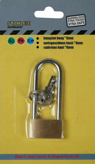 Stahlex Padlock Lengthened with Key 20mm 2pcs