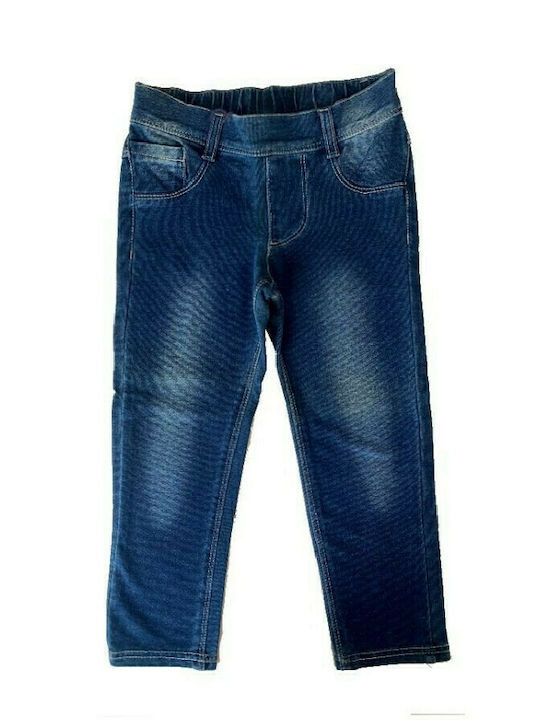 Evita Girls Denim Trouser Blue