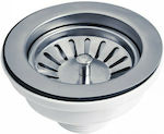Karag Βαλβίδα "BL" Stainless Steel Cap Sink Silver