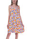 Vero Moda Mini Καλοκαιρινό All Day Φόρεμα Αμάνικο Floral