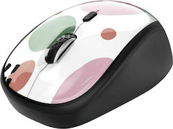 Trust Yvi Wireless Mini Mouse Pink Circles