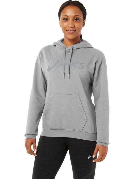 ASICS Damen Sweatshirt Kapuzen Gray