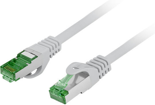 Lanberg S/FTP Кат.7 (10Gbps) Мрежов Кабел Ethernet 0.25м Сив