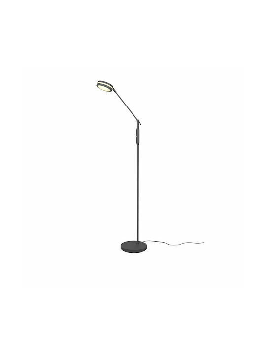 Trio Lighting Franklin LED Floor Lamp H133xW23cm. with Adjustable White Light Black