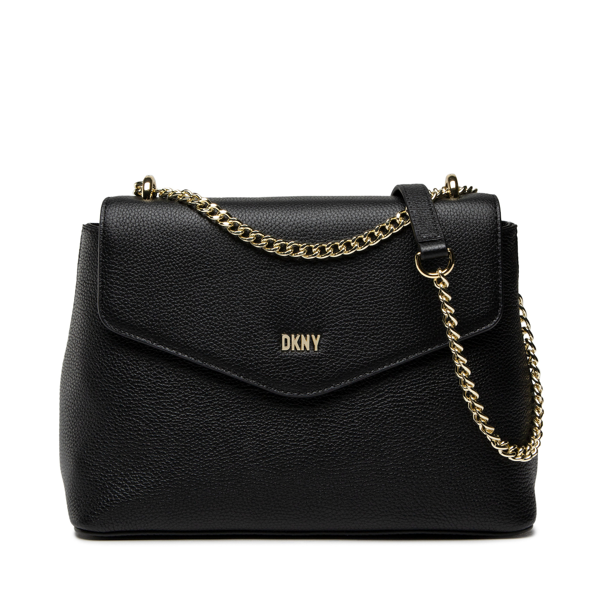 DKNY Frankie R223AS55 Γυναικεία Flap Bag 'Ωμου Μαύρη Skroutz.gr