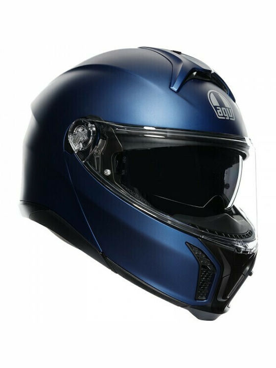 AGV Tourmodular Solid Mplk Galassia Blue Matt Κράνος Μηχανής Flip-Up ECE 22.06 1620gr με Pinlock