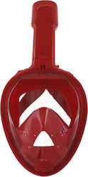 Bluewave Silicone Full Face Diving Mask 61039 L/XL Red