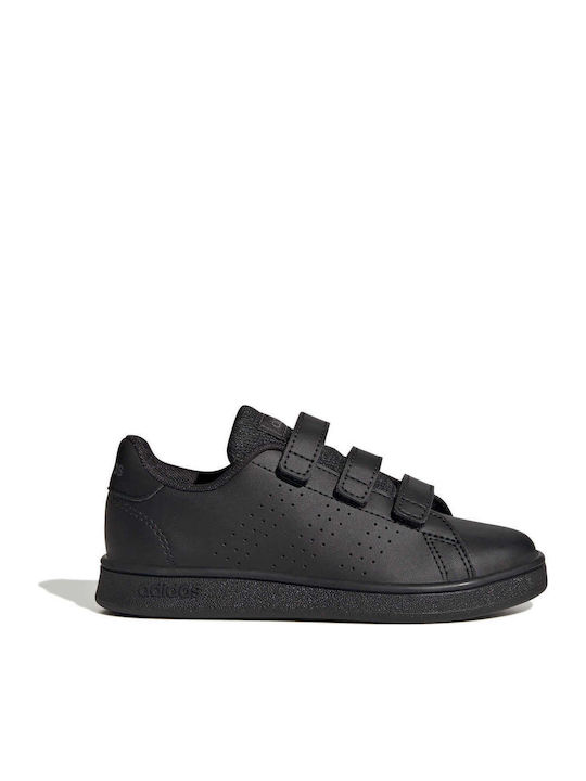 Advantage Παιδικά Sneakers με Σκρατς Core Black / Grey Six