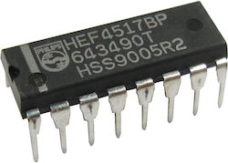 HEF4517BP Dual 64-bit static shift register Ολοκληρωμένο 1τμχ