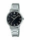 Casio Standard Womens Watch 34mm Battery With Silver Steel Bracelet