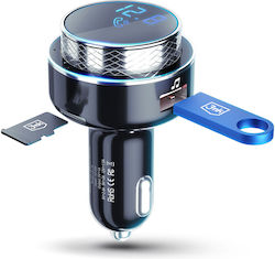 3MK FM Transmitter Αυτοκινήτου HyperCar Chager Transmiter με USB / Bluetooth