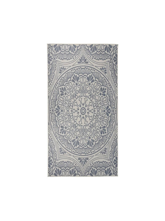 vidaXL Rug Outdoor Rectangular Blue