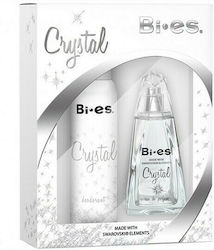 Bi-es Crystal Damen Set mit Eau de Parfum
