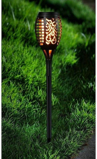 Benson Spiked Lampă Solară Torță Alb Cald cu Fotocelulă IP44 3.5bucx3.5buccm