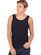 Men's Undershirt Sleeveless in Navy Blue Color