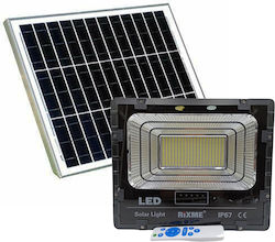 Rixme Waterproof Solar LED Floodlight 200W Cold White 6000K with Remote Control IP67