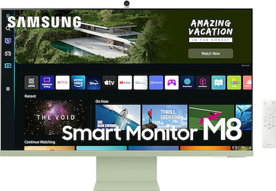 Samsung Μ8 VA HDR Smart Monitor 32" 4K 3840x2160 with Response Time 4ms GTG