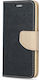 MyMobi Fancy Книга Изкуствена кожа Black / Gold (Galaxy A53)