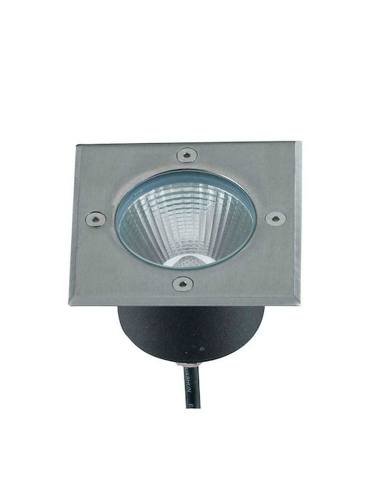 Fan Europe Walk Spot Floor Lamp LED 8W with Natural White Light Silver