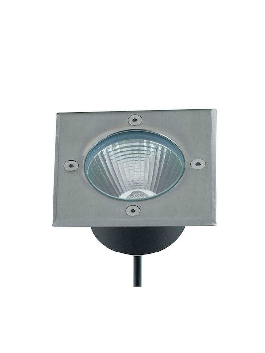 Fan Europe Walk Spot Floor Lamp LED 12W with Natural White Light Silver