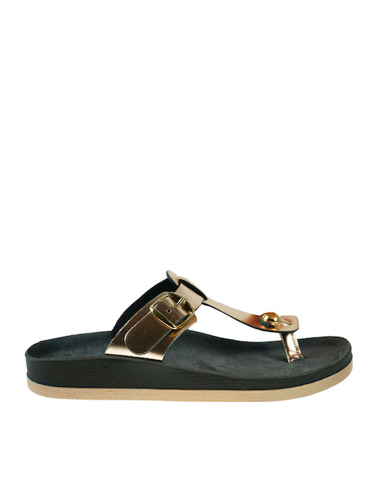 Fantasy Sandals Viola Leder Flache Sandalen für...