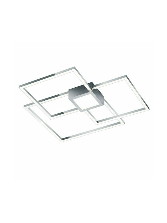 Trio Lighting Hydra Μοντέρνα Μεταλλική Πλαφονιέρα Οροφής με Ενσωματωμένο LED σε Λευκό χρώμα 65.5cm