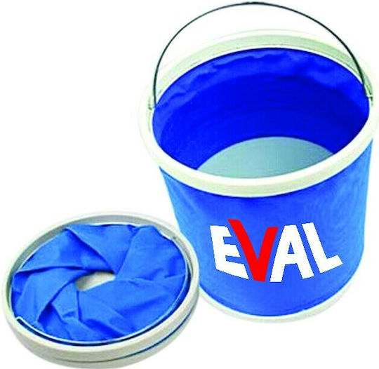 Eval Foldable Mop Bucket Fabric Capacity 20lt Blue