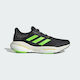 Adidas Solarglide 5 Sport Shoes Running Core Black / Solar Green / Beam Yellow