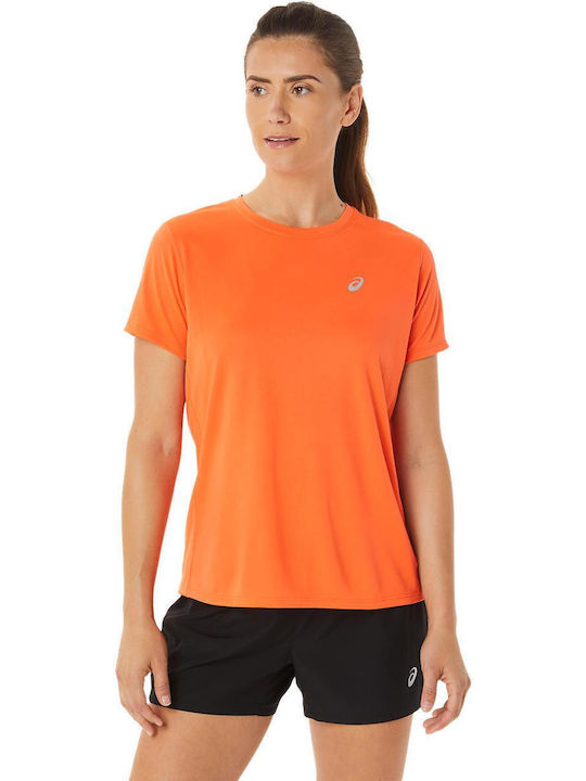 ASICS Core Damen Sport T-Shirt Orange