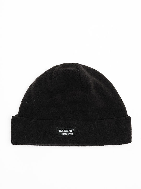 Ανδρικός Fleece Beanie Σκούφος σε Μαύρο χρώμα