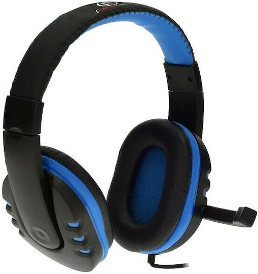 Rebeltec Revol Over Ear Gaming Headset with Connection 3.5mm Blue