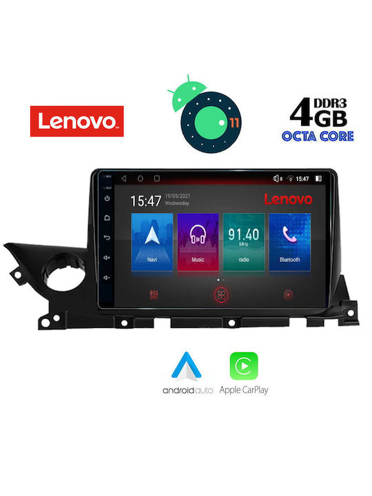 Lenovo Car-Audiosystem für Mazda 6 2021+ (Bluetooth/USB/AUX/WiFi/GPS/Apple-Carplay) mit Touchscreen 9"