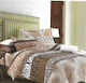 Victoria Home Сет Чаршафи 220x240см. Кафяв 4бр